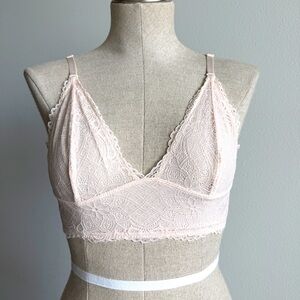 BP Nordstrom Lace Bralette in Soft Pink